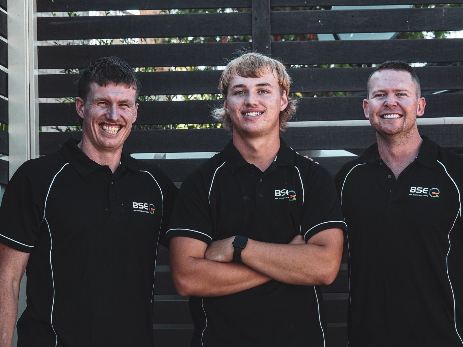 The Ben Stokes Electrical crew — a small local Newcastle team